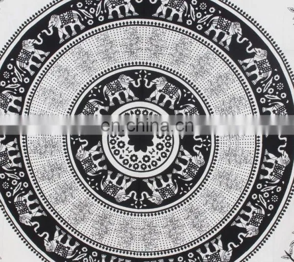 Elephant Mandala Tapestry, Hippie Wall Hanging, Indian Bohemian Tapestry, Gypsy Bed Cover, Elephant Wall Hanging,Queen Bed Sheet photo-3