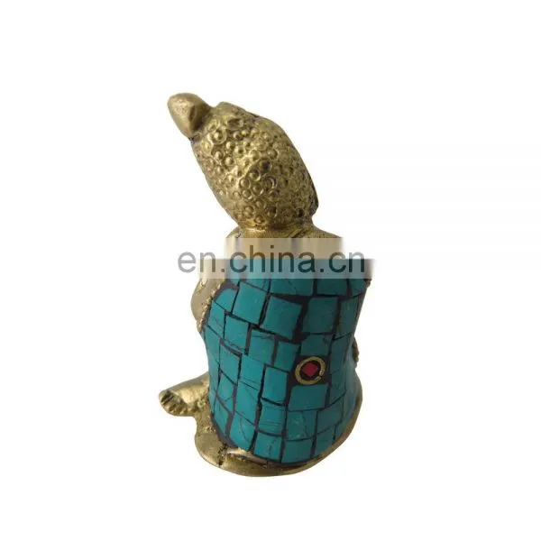 Tibet Tibetan Resting Sleeping Buddha Statue Idol Brass Buddhism Tibetan Sakyamuni Brass Tibetan Medicine Blessing Buddhism Art photo-3
