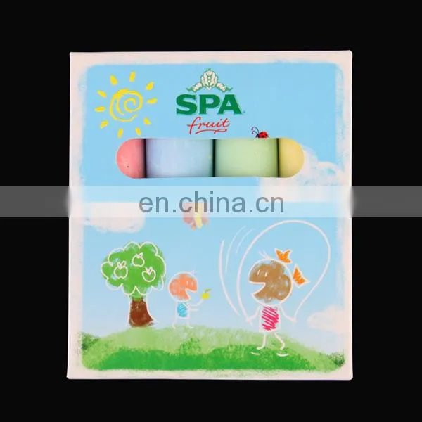 Licheng LCK061-4 Chalk Supplier, 4-PK Kids Jumbo Sidewalk Chalk