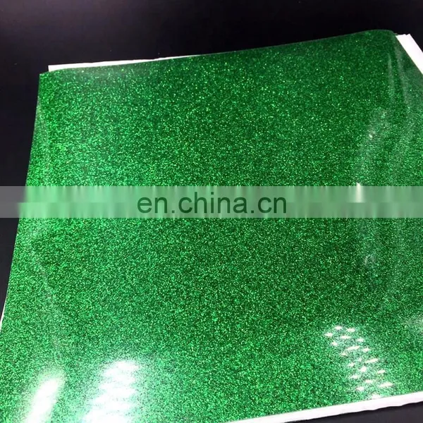 Wholesale Custom Stock Glitter Iron on Shirt Sublimation Heat Transfer Vinyl photo-2