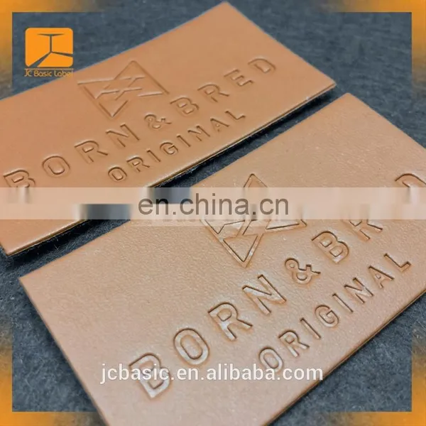 Custom Made Embossed Faux Leather Patches for Hat photo-5