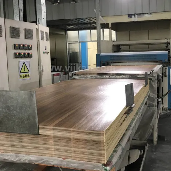 Oak Wood Grain Melamine Impregnated Designer Floor Paper photo-4