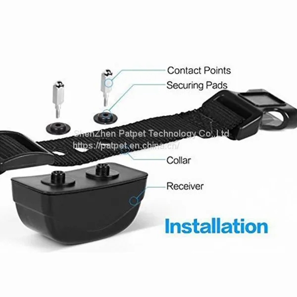 Dog Trainer Patpet Remote Controlled Electric Anti-bark Dog Collar photo-4