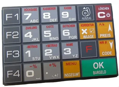 Silicone Rubber Keypad Wireless Telephone Remote Control photo-2