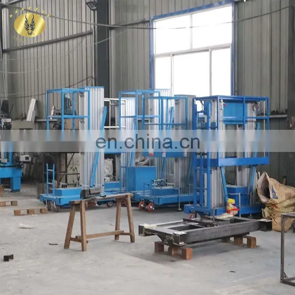 7LSJLII Shandong SevenLift 10 Meter Hydraulic Manual Electric Telescopic Aluminum Man Elevator Lift photo-2