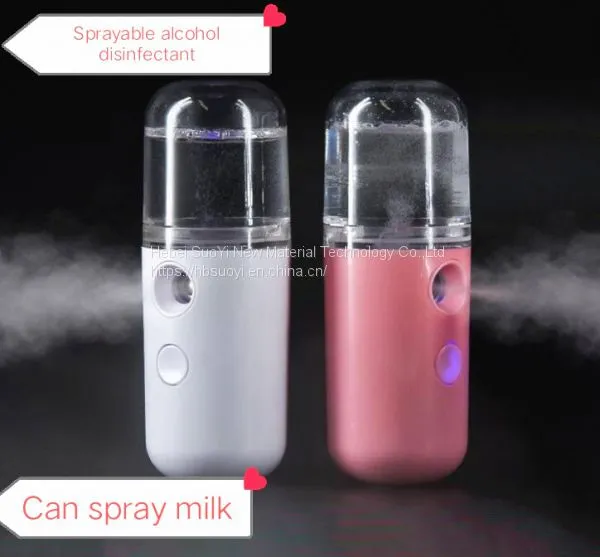 Portable Small Air Humidifier Handheld Face Skin Care Hydrating Ultrasonic Diffuser Nano Mist Sprayer