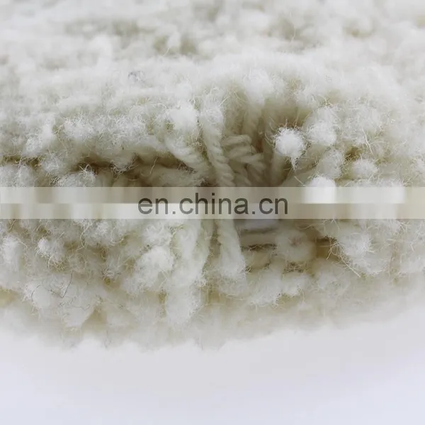 Wool Buffing Pad With Thread 5 Eighth Ordinary Double Side photo-4