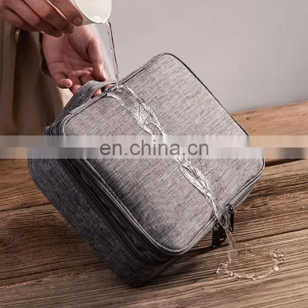 Fashion Cable Organizer Bag Digital Storage 3-layer Multi-Functional Travel Electronics Accessories Bag photo-6