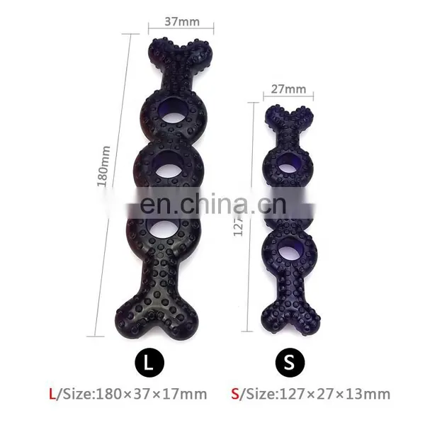 Hot Selling Bone Shape Toy TPR Non-toxic and Durable Chew Toy Factory Price Small Dog Toys photo-2