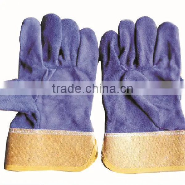Full Palm Leather Gloves/ Cow Split Leather Gloves/driver Gloves photo-2