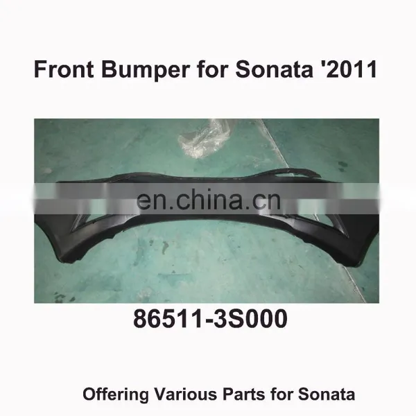 Front Bumper Without Trailer Hole for Hyundai Sonata '2011 photo-3