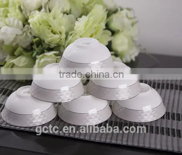 Fine Bone China Geometry Style Bowl