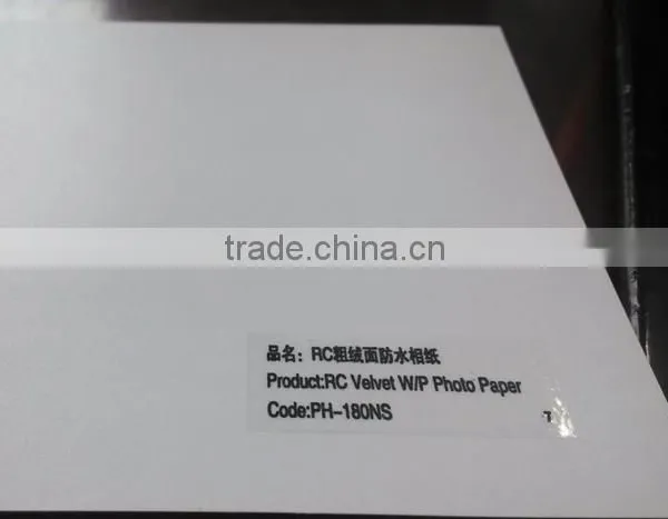Resin Coating Velvet Waterproof Photo Paper 180gsm photo-3