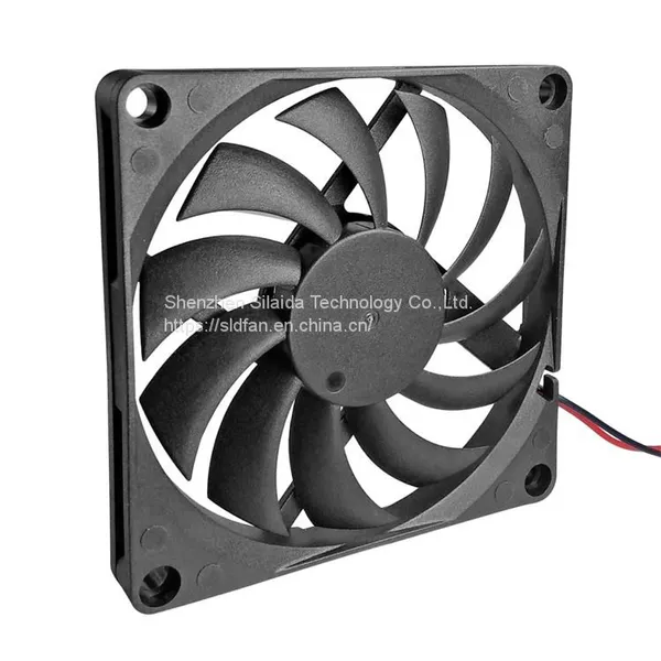 8010 8cm 80mm Slim Fan Double Ball Bearing 12V dc Axial Cooling Fan photo-3