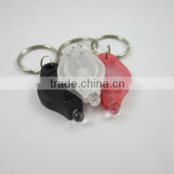 LED mini keychain light PK LED Keychain flashlight for whole