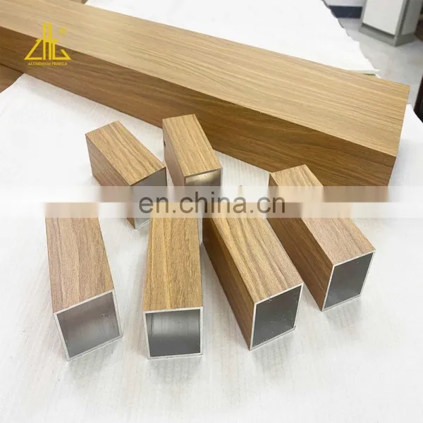 Aluminum Wooded Grain Profile/Aluminum Winbdow Extrusion/ Aluminum Door Frame Profile photo-4