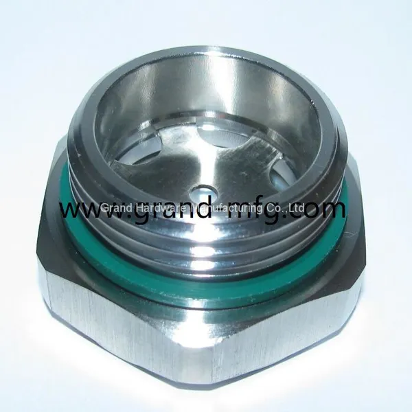 Stainless Steel 304 Liquid Water Flow Sight Glass Manufacturer NPT BSP Metric Thread photo-2