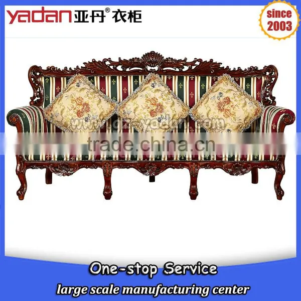 3 Seater Wooden Frame Sofa Design Home Furniture Picture photo-5