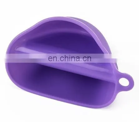 Cheap Household Kitchen Silicone Cooking Heat Resistant Mitts Microwave Oven Gloves photo-3