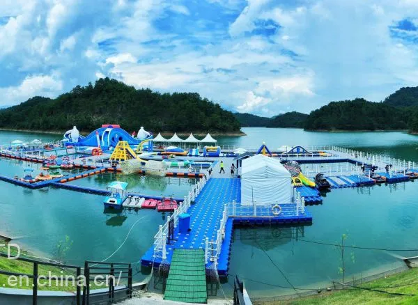 kk Inflatable Commercial Park Water Slide Sport Game in Lake Park Sea Park