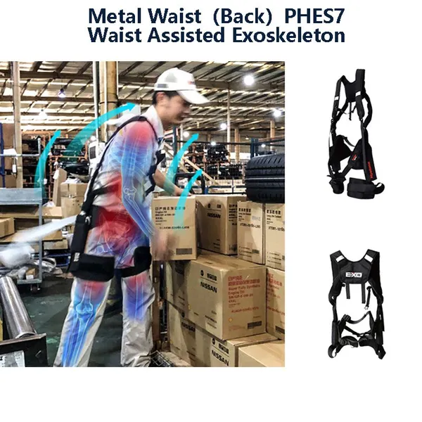Non-Powered Metal Waist And Back Assistant Industrial Work Exoskeleton Robotic Suit for Sale photo-3