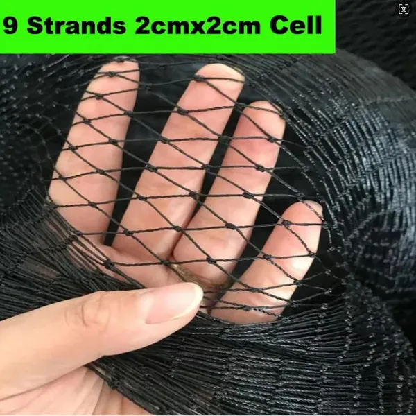 3 Strands Twisted Nylon Bird Net for Fish Breeding Bird Proof Fence Net Cargo Net photo-5