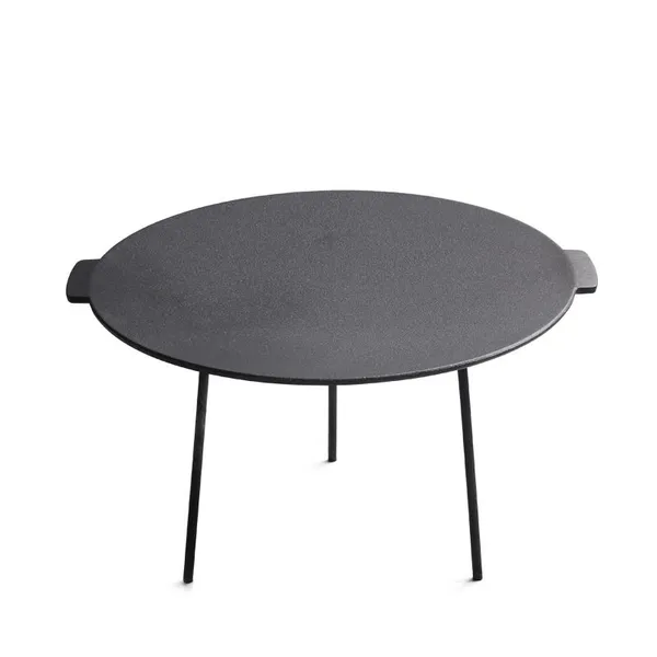Factory Wholesale Pre-seasoned Cast Iron BBQ Crepe Pan Dosa Tortilla Cast Iron Concave Tawa Griddle With Three Legs