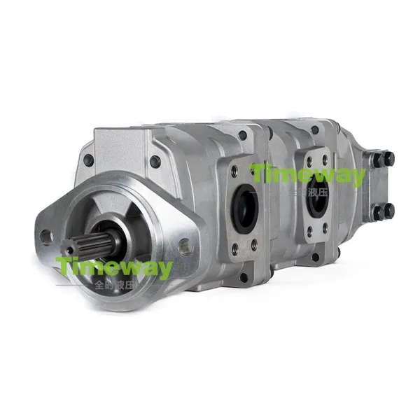 Gear Pump Assembly 705-55-24110 Hydraulic Gear Pump for Repair LW100 Komatsu Wheel Loader Crane Machine photo-2