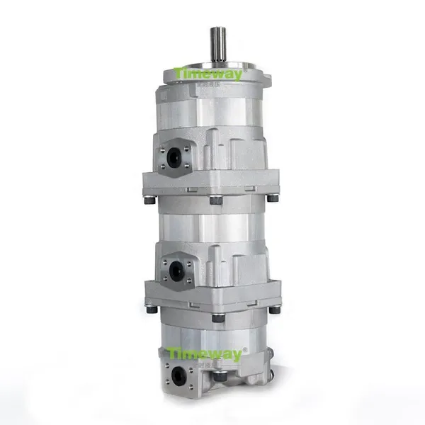 Gear Pump Assembly 705-55-24110 Hydraulic Gear Pump for Repair LW100 Komatsu Wheel Loader Crane Machine photo-3