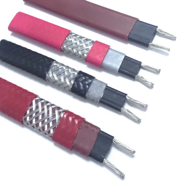 100w Fußbodenheizung 12v elektrischer Heizdraht 120v selbstregulierendes Kabel Aluminium-Schirm-Heizkabel photo-2
