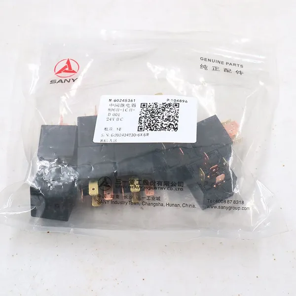 Sany Genuine 40A New Relay 60245361 12V / 24V DC in Stock Fast Dispatch photo-2