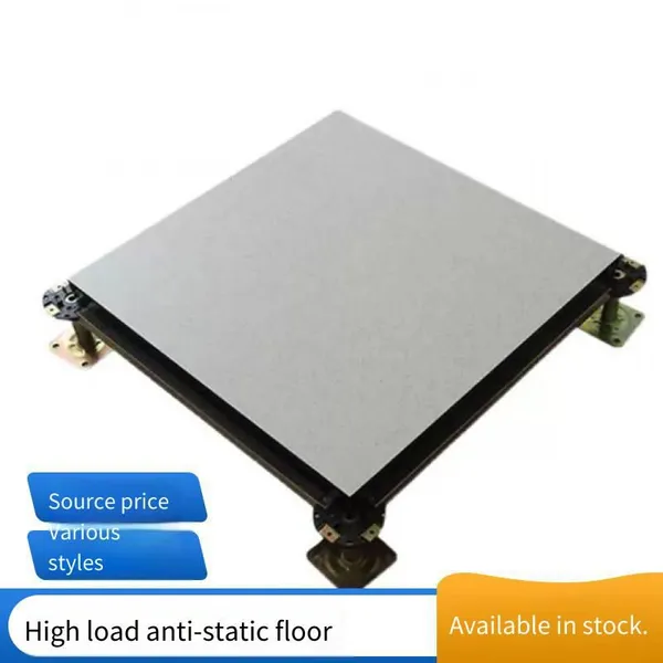 Wood-based Anti-static Floor Specially Designed for Data Centers, Raised and Movable Floor With Size 600*600, Wood Composite Anti-static photo-2