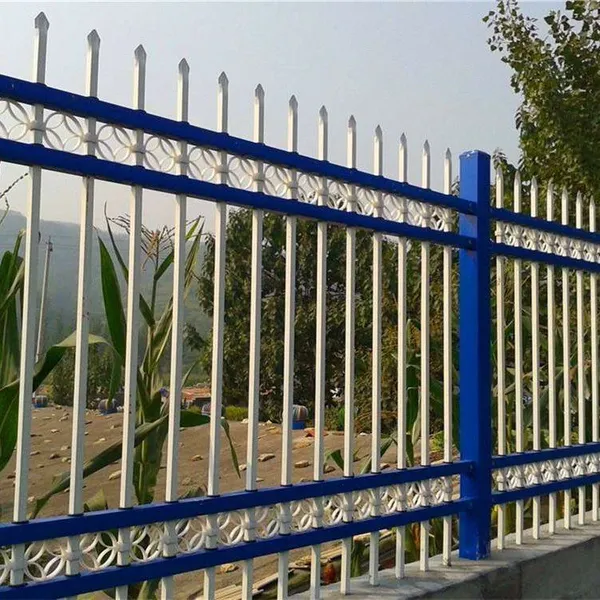 Galvanized Wrought Iron Garden Fence Panels for Outdoor Yard Security photo-4