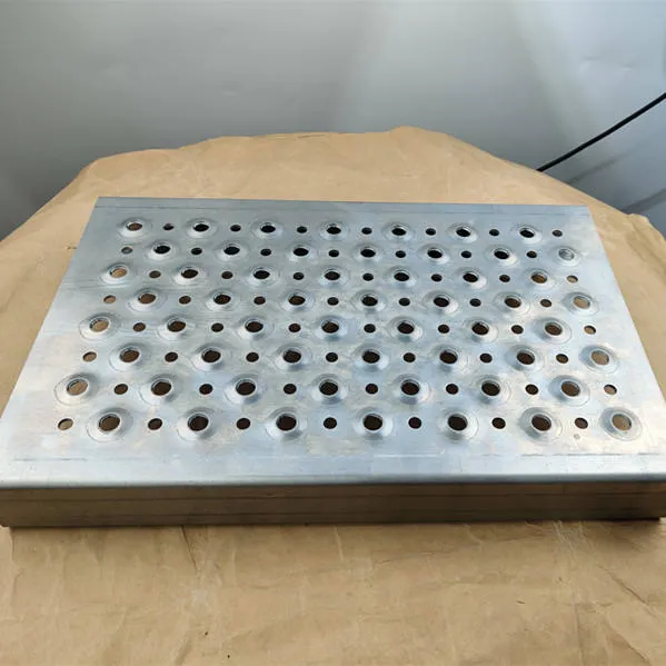 Traction Tread Plank Grating Dimple Perforated Metal With Round Hole Anti Skid Plate for Flooring Walkway photo-5
