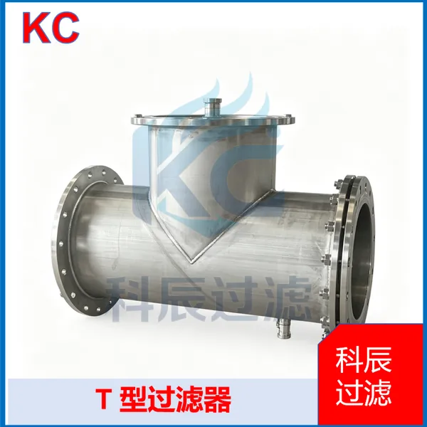 High Pressure T-type Filter for Solid Impurity Interception in Oil & Gas Pipeline