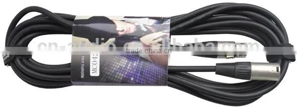 10FT XLR Male To XLR Female High Grade Low Noise Microphone Cable With Black PVC MC042-10FT photo-4
