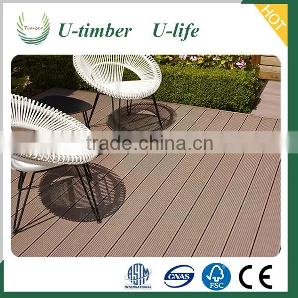 Attractive Fashionable Goods WPC Solid Wood Floor Outdoor Use photo-2