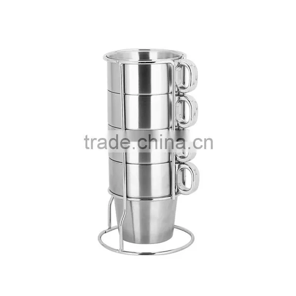 2016 Double Wall Stainless Steel Coffee Cup/water Cup Set photo-2