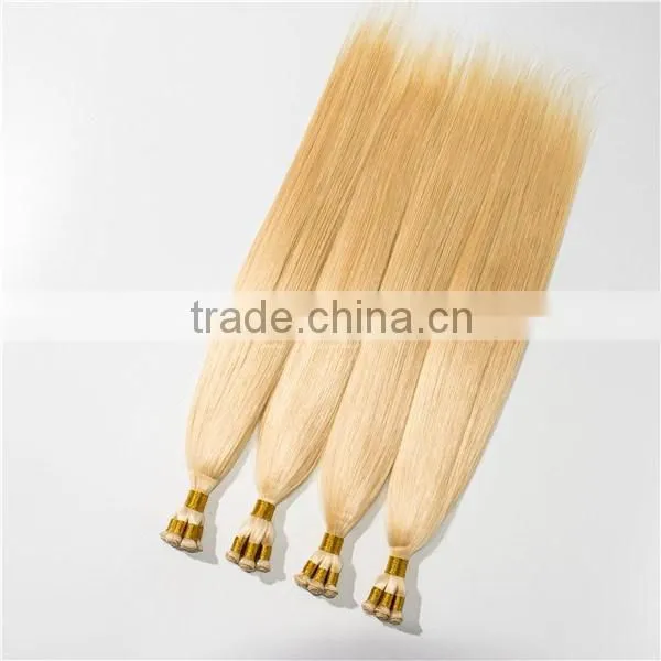 Celebrity Popular Sweet Lady Hand Tied Weaving Hair Mongolian photo-4