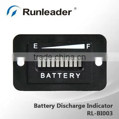 LED Battery Charge Discharge Indicator for Golf Cart Electric Vehicles Car