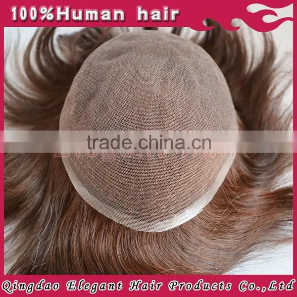 Hot Sale Next Day Delivery Knots Invisible Grade 5A Remy Indian Hair Cheap Toupee for Men photo-2