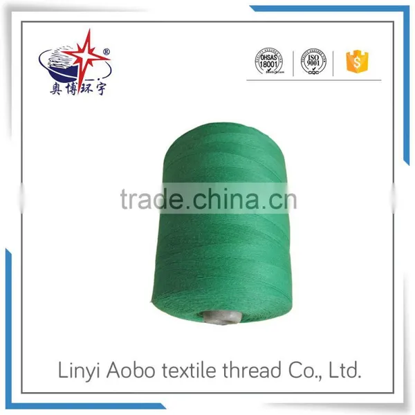 Customized Colorful Green Polyester Sewing Thread photo-5