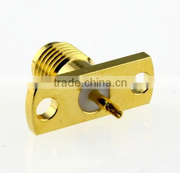 SMA Jack Female Straight Panel Receptacle Coaxial Connector photo-2