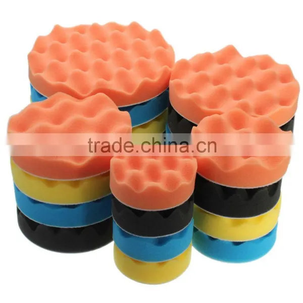 Buffing Polishing Sponge Pads Kit For Car Polisher Buffer