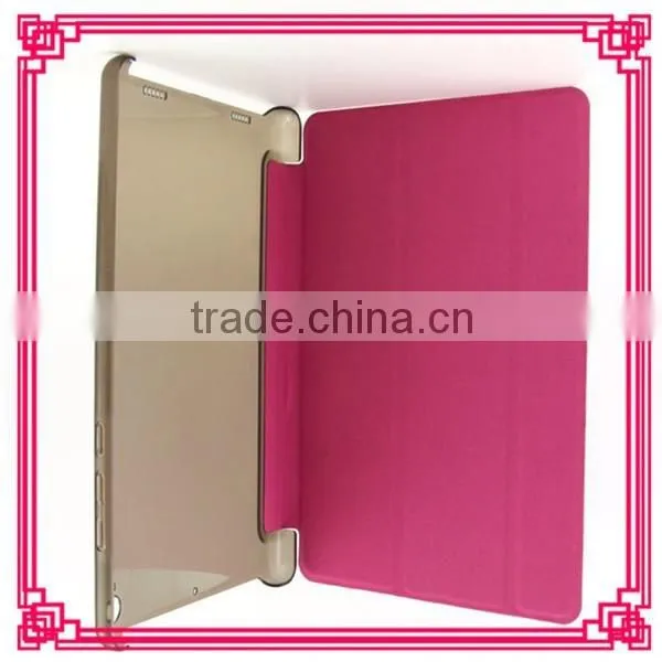 Transparent PC Cover Holder Leather Case for XiaoMi Pad photo-4