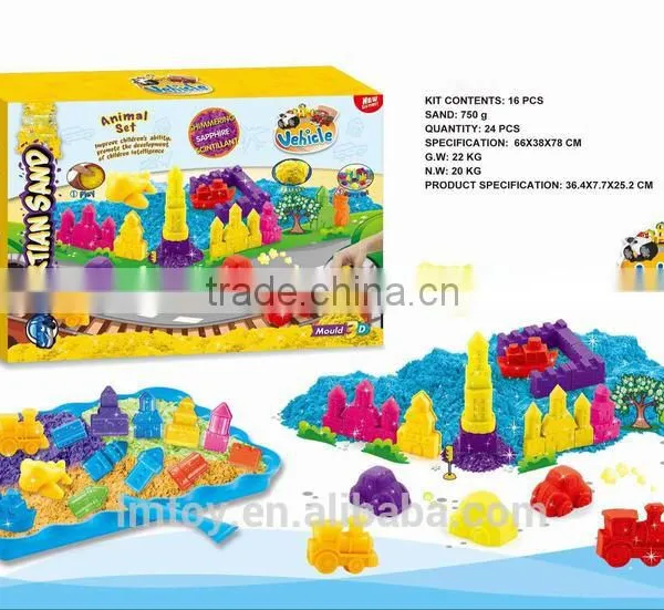 Interesting Space 3D Martian Sand With Animal Set ,15 Pcs Modeling Sand Tools