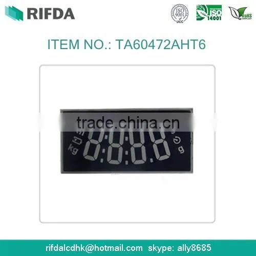 Single line thin lcd display module