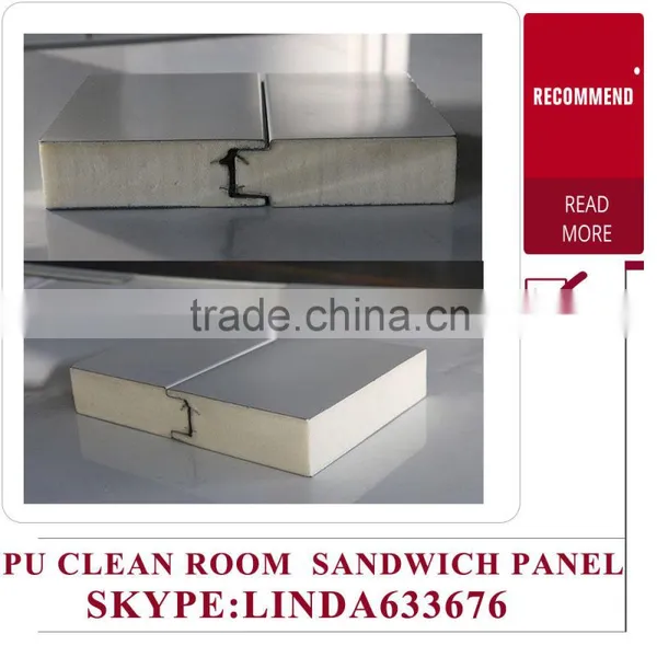China Supplier Insulated Sandwich Panel for Laboratory Clean Room Panel / Cold Room Panel