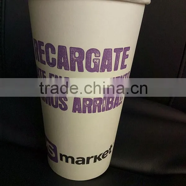 Best Selling Disposable White Cardboard Paper Cups With Custom Logo Printing High Quality photo-2