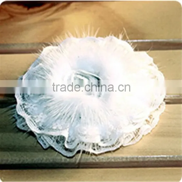 2016 Wholesale Handmade 7 cm Mink Fur Flower for Acessories photo-2